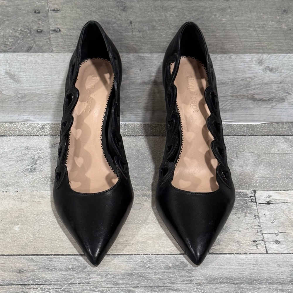 Cinq à Sept Margot Pointed Toe Pump Heels In Black - Size - 8 .US / 38 .EU - Picture 3 of 11
